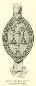 Zegel van het Klooster van Observante Broeders door English School