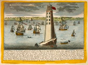 Tweede Eddystone Vuurtoren, nabij Plymouth door English School