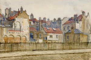 Shaftesbury Avenue, tussen Nassau Street (nu Gerrard Place) en Dean Street door English School
