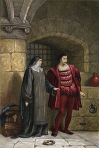 Shakespeare, Measure for Measure, Act III, Scene 1 (chromolitho) door English School