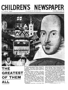 Shakespeare: De grootste van allemaal, voorpagina van 