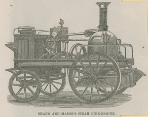 Shand en Masons Brandweerwagen door English School