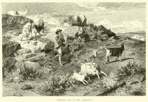 Herderjongen in de Campagna