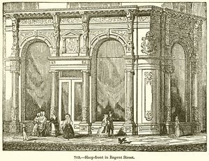 Winkelpui in Regent Street door English School