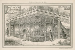 Winkelhoek van Cornhill en Gracechurch Street, City, Londen