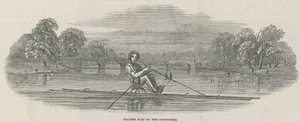 Siamese boot op de Serpentine, Hyde Park, Londen