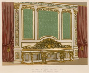 Dressoir en wanddecoratie door Messrs Morant, Boyd en Morant, Londen
