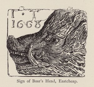Uithangbord van het Boar