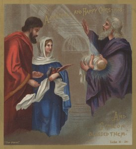 Simeon zegent de Heilige Familie in de Tempel