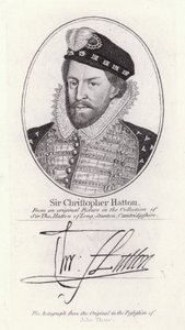 Sir Christopher Hatton, Lord Chancellor van Engeland en favoriet van koningin Elizabeth I door English School
