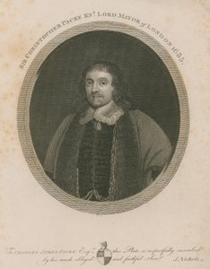 Sir Christopher Packe, Lord Mayor van Londen, 1655