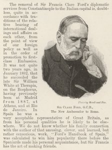 Sir Clare Ford, GCB, de nieuwe ambassadeur in Rome