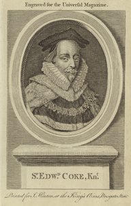 Sir Edward Coke, Ridder door English School