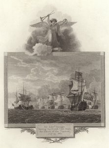 Sir Edward Spragge dwingt de Nederlandse vloot uit de monding van de Theems, 23 juli 1667