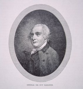 Sir Guy Carleton (litho) door English School