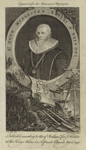 Sir Hugh Myddelton, ridder en baronet