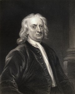 Sir Isaac Newton (1642-1727) uit Gallery of Portraits, gepubliceerd in 1833
