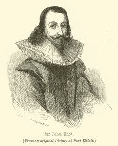 Sir John Eliot (engraving) door English School