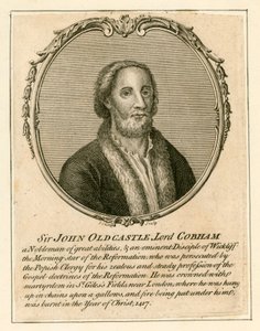 Sir John Oldcastle door English School