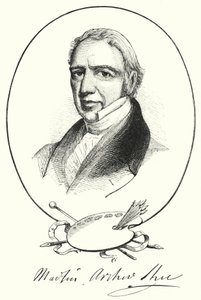 Sir Martin Archer Shee (gravure) door English School
