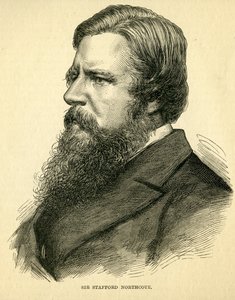 Sir Stafford Northcote, 1e graaf van Iddesleigh (1818-87) door English School