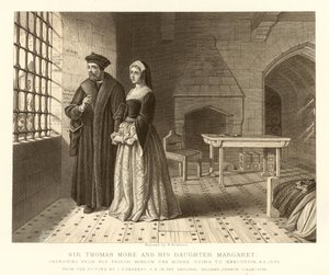Sir Thomas More en zijn dochter Margaret