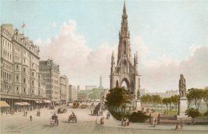 Monument van Sir Walter Scott en Princes Street, Edinburgh