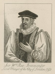 Sir William Roe, IJzerhandelaar, Lord Mayor van Londen in 1592 door English School