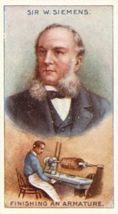 Sir William Siemens, afwerking van een anker door English School