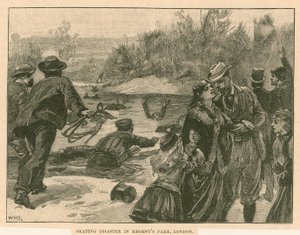 Schaatsramp in Regents Park, Londen, in 1867