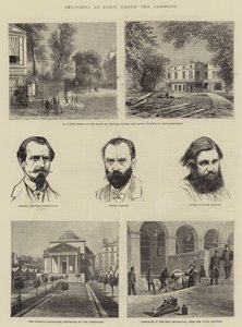 Schetsen in Parijs onder de Commune