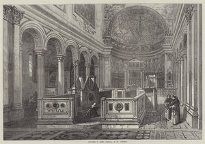 Schetsen in Rome, Basiliek van Sint-Clemens door English School