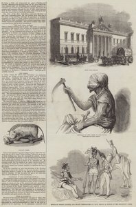 Schetsen van India (gravure) door English School