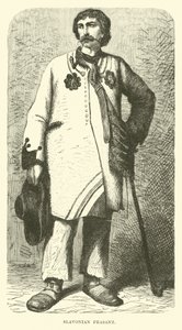 Slavische boer door English School