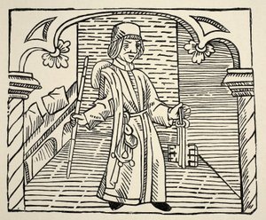 Smith, uit Game of Chess door William Caxton, uitgegeven 1480 door English School