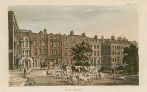 Soho Square, kijkend naar het westen