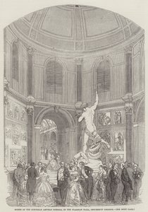 Soiree van de Suburban Artisan Schools, in de Flaxman Hall, University College