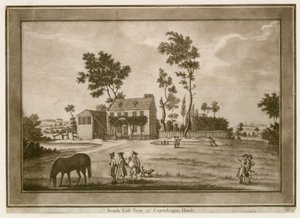 Zuidoostelijk uitzicht op Copenhagen House, Londen