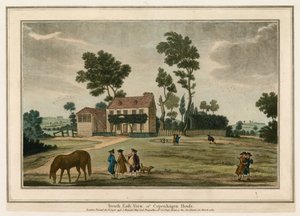 Zuidoostelijk uitzicht op Copenhagen House, Londen