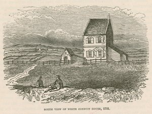 Zuidelijk uitzicht op White Conduit House, Islington, Londen