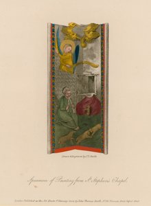 Voorbeelden van schilderijen uit de St. Stephens Kapel door English School