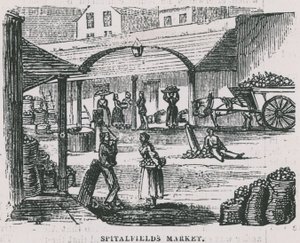 Spitalfields Market, Londen door English School