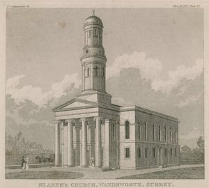 St. Annes kerk in Wandsworth door English School