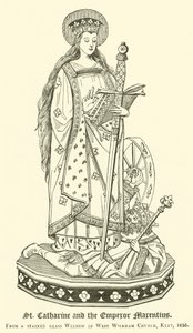 St. Catharina en keizer Marentius