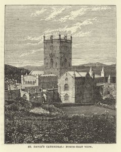 St Davids-kathedraal, noordoostelijk uitzicht door English School
