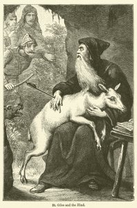 St Giles en de Hind (gravure)