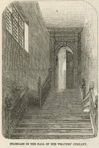 Trap in de hal van de Weavers Company
