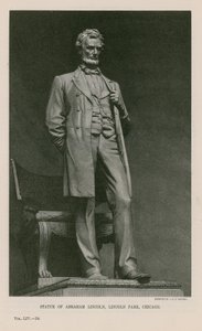 Standbeeld van Abraham Lincoln door English School