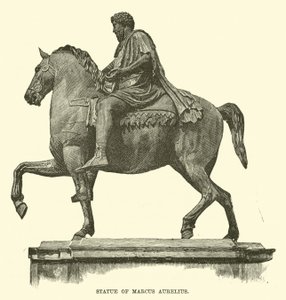 Standbeeld van Marcus Aurelius door English School