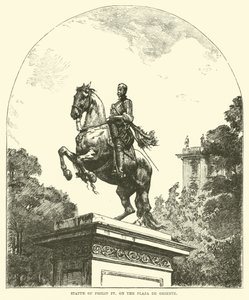 Standbeeld van Filips IV, op de Plaza de Oriente